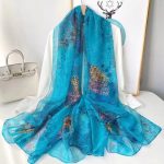 Organza Scarf #053 - Wholesale Silk Scarf Supplier