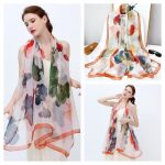 Organza Scarf #060 - Wholesale Silk Scarf Supplier