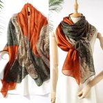 Organza Scarf #061 - Wholesale Silk Scarf Supplier