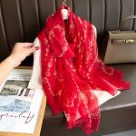 Organza Scarf #067 - Wholesale Silk Scarf Supplier