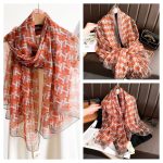 Organza Scarf #072 - Wholesale Silk Scarf Supplier