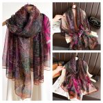 Organza Scarf #073 - Wholesale Silk Scarf Supplier