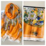 Organza Scarf #076 - Wholesale Silk Scarf Supplier