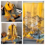 Organza Scarf #080 - Wholesale Silk Scarf Supplier