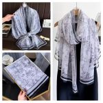 Organza Scarf #086 - Wholesale Silk Scarf Supplier
