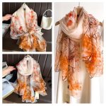 Organza Scarf #089 - Wholesale Silk Scarf Supplier