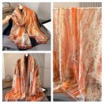 Organza Scarf #095 - Wholesale Silk Scarf Supplier
