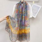 Organza Scarf #121 - Wholesale Silk Scarf Supplier