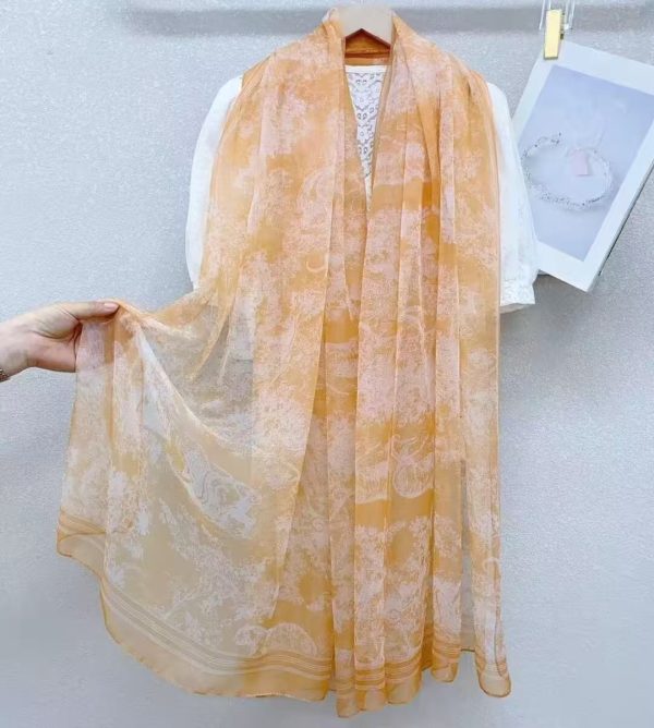Organza Scarf #123 - Wholesale Silk Scarf Supplier