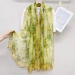 Organza Scarf #124 - Wholesale Silk Scarf Supplier