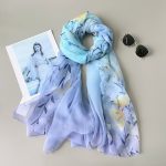 Organza Scarf - Drooping Willow - Wholesale Silk Scarf Supplier