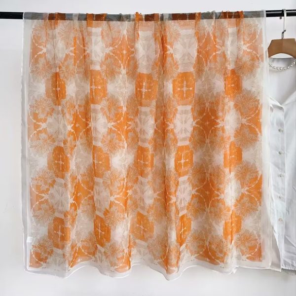 Organza Scarf - Orange