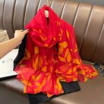 Organza Scarf - Three Leaf Clover