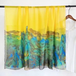 Organza Scarf - Land of Thousand Miles