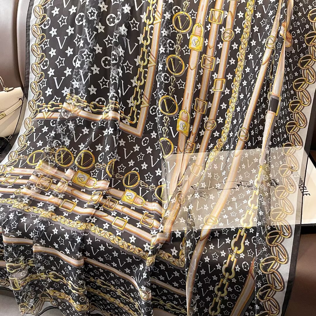Organza Scarf - Five Leaf Clover - Image 2