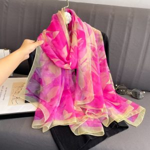 Organza Scarf - Pink Lady