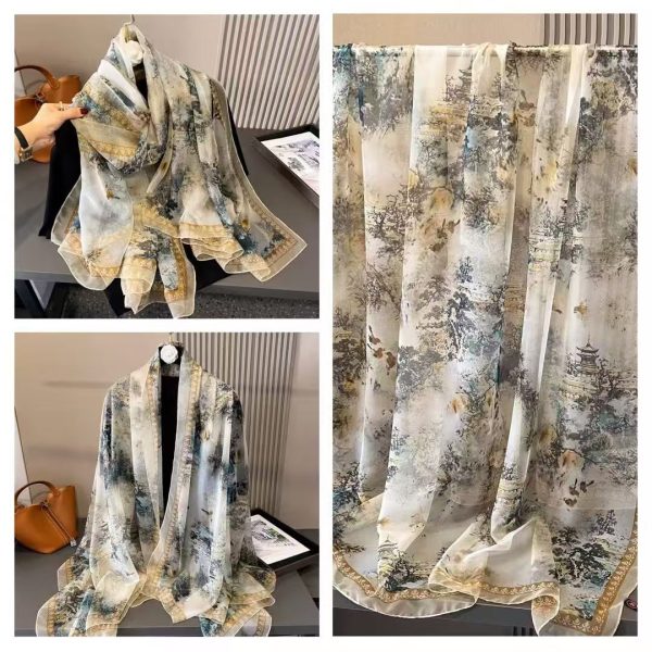 Organza Scarf #096