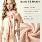 mulberry silk scarf 55x175cm