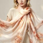 mulberry silk scarf 55x175cm