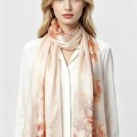 mulberry silk scarf 55x175cm