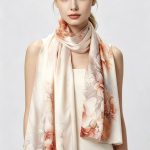 mulberry silk scarf 55x175cm
