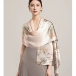 1PC Women's Polyester Woven Scarf In Light Pink