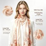 mulberry silk scarf 55x175cm