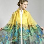 sheer organza scarf