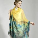 sheer organza scarf