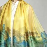 sheer organza scarf
