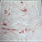 Wholesale Polyester Satin Gradient Water Ripple Square Scarf 110x110cm | Low MOQ 10 Pcs