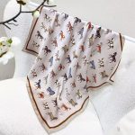 [ Vintage Equestrian Steeds Array ] 100% Real Silk Bandana 70x70cm – Premium 33g Mulberry Silk Square Scarf
