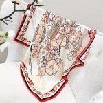 [ Vintage Royal Carriage Wheels ] 100% Real Silk Bandana 70x70cm – Premium 33g Mulberry Silk Square Scarf