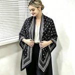 Wholesale Polka Dot 110cm Square Satin Scarves - Factory Direct Bulk Supplier