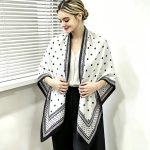 Wholesale Polka Dot 110cm Square Satin Scarves - Factory Direct Bulk Supplier